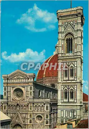 Cartes postales moderne Firenze la cathedrale et le clocher de giotto