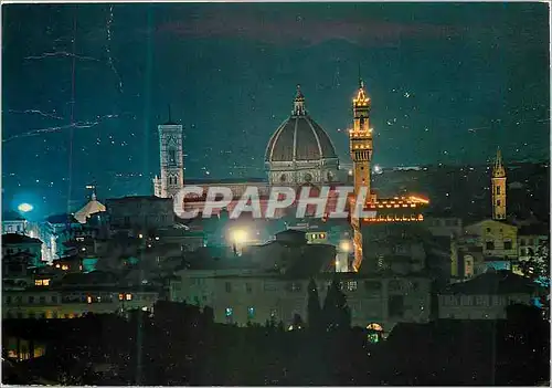 Cartes postales moderne Firenze enchantement nocturne