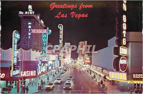 Cartes postales moderne Casino center fremont street dazzling lights makes for fun and en tertainment in downtown Las ve