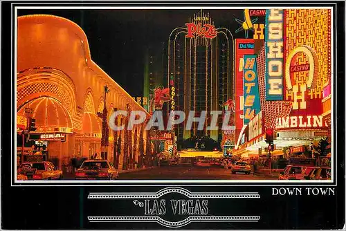 Cartes postales moderne Las vegas down town