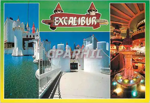 Cartes postales moderne Las vegas excalibur hotel casino the resort where legends come alive with king arthur's tourname
