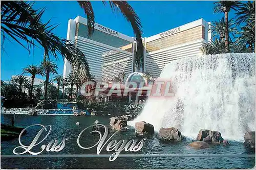 Cartes postales moderne Las vegas the mirage replacing the traditional neon sign