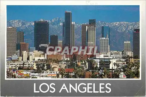Cartes postales moderne The Los angeles downtown skyline as seen fromusc