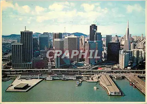 Cartes postales moderne Aerial view embarcadero center and waterfront
