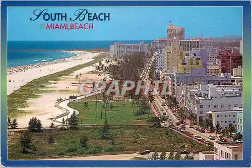 Moderne Karte South beach Miami beach