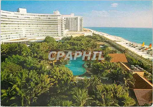 Moderne Karte Miami beach collins avenue florida the fontainebleau hilton