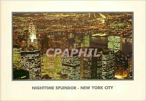 Cartes postales moderne New york city nighttime splendor