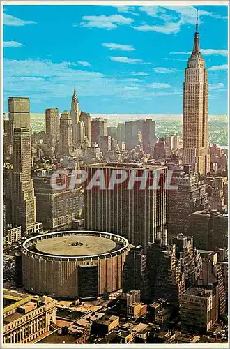 Cartes postales moderne New york skyline madison square garden center