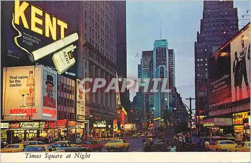 Moderne Karte New york times square at night