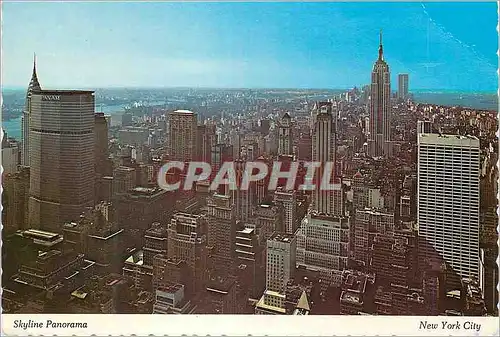 Moderne Karte New York Skyline Panorama