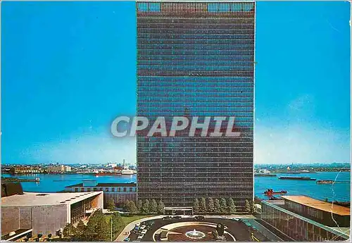 Moderne Karte New York The United Nations Headquarters