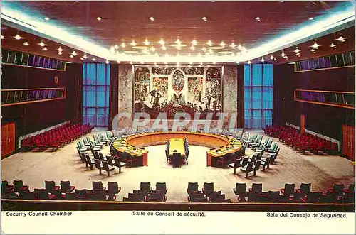 Cartes postales moderne New York Security Council Chamber