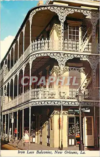 Cartes postales moderne New Orleans Iron Lace Balconies