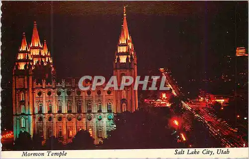 Cartes postales moderne Mormon Temple Salt Lake City Utah