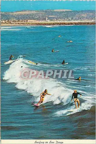 Cartes postales moderne Surfing in San Diego