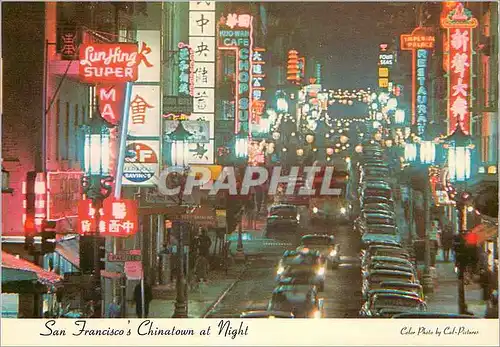 Cartes postales moderne San Francisco's Chinatown at Night