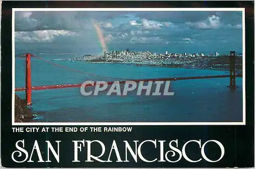 Cartes postales moderne San Francisco The City at the end of the Rainbow