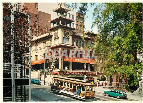 Cartes postales moderne San Francisco Chinatown Tramway