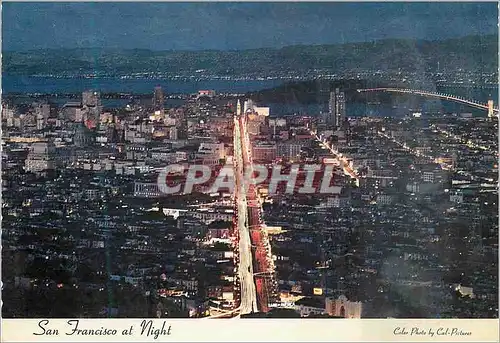 Cartes postales moderne San Francisco at Night