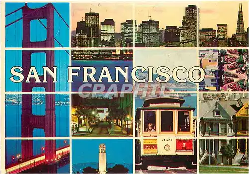 Cartes postales moderne San Francisco Tramway