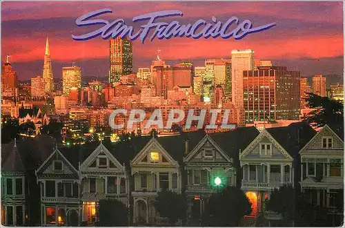 Cartes postales moderne San Francisco The Famed Victorian homes of San Francisco