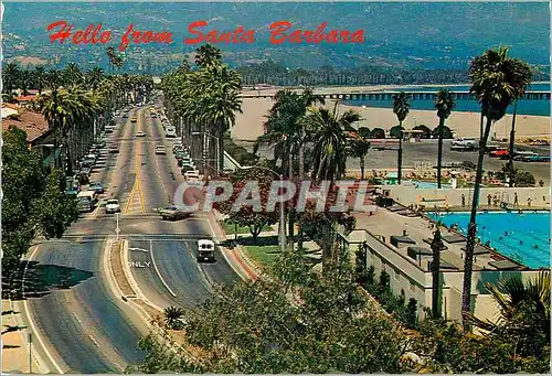 Cartes postales moderne Hello from Santa Barbara