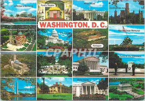 Cartes postales moderne Washington