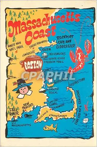 Cartes postales moderne Massachusetts Coast
