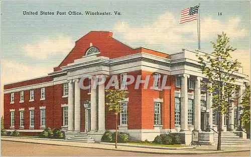 Cartes postales Winchester United States Post Office