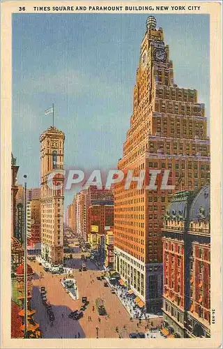 Cartes postales New York City Times Square and Paramount Building