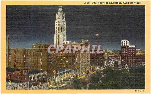 Cartes postales The Heart of Columbus Ohio at Night