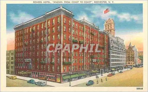 Cartes postales Powers Hotel Known From Coast To Coast Rochester