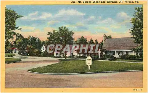 Cartes postales Mt Vernon Shops and Entrance Mt Vernon