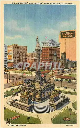 Ansichtskarte AK Soliders and Sailors Monument Public Square