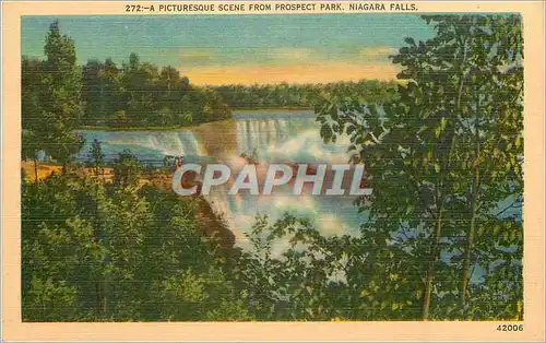 Ansichtskarte AK Picturesque Scene from prospect Park Niagara Falls