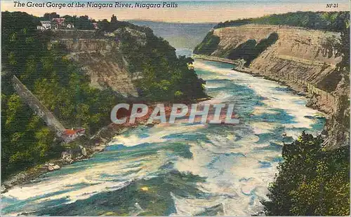 Ansichtskarte AK The Great Gorge of the Niagara River