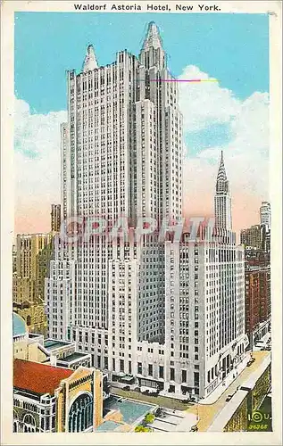 Cartes postales New York Waldorf Astoria
