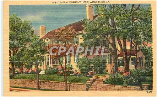 Cartes postales Winchester General Morgan's Home