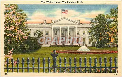 Cartes postales Washington D C The White House