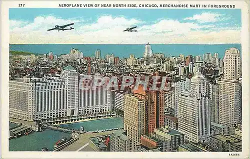 Cartes postales Chicago Aeroplane View of Near North Side