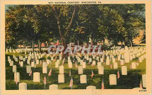 Ansichtskarte AK Winchester V A National Cemetery