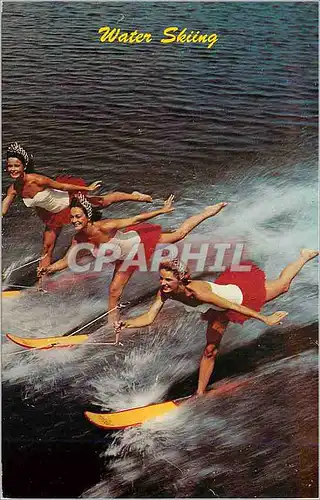 Cartes postales Water Skiing