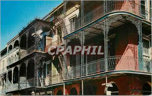 Cartes postales New Orleans Lace Balconies St Peter
