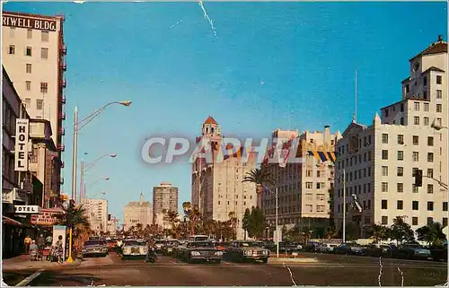 Moderne Karte Long Beach California Famed Ocean Boulevard