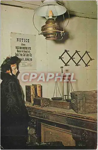 Cartes postales moderne Virginia City Montana Assay Office and gold scales in the 1860's