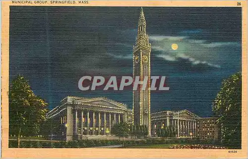 Cartes postales moderne Municipal Group Springfield Mass