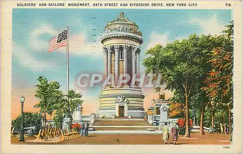 Cartes postales New York City Soliders and Sailors Monument 89th Street and Riverside Drive