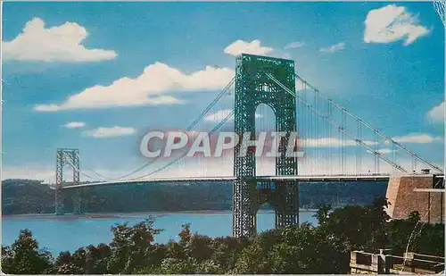 Cartes postales George Washington Bridge and Hudson River
