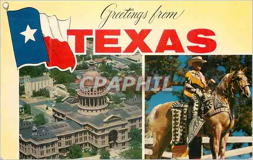 Moderne Karte Texas