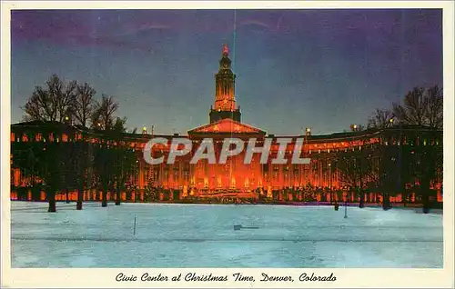 Cartes postales moderne Colorado Civic Center at Christams Time Denver